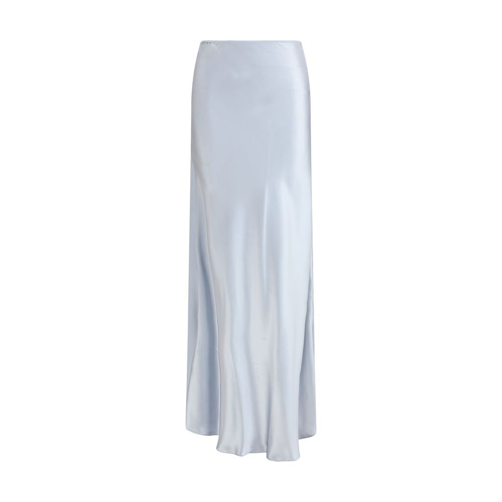 Fabiana Filippi Blue Viscose Long Skirt