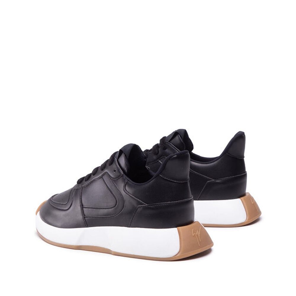 Giuseppe Zanotti Black Calfskin Sneakers