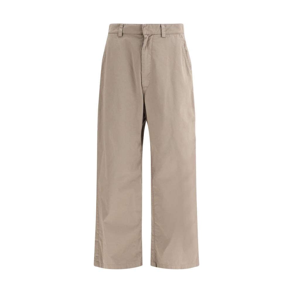 Balenciaga Beige Cotton Casual Pants