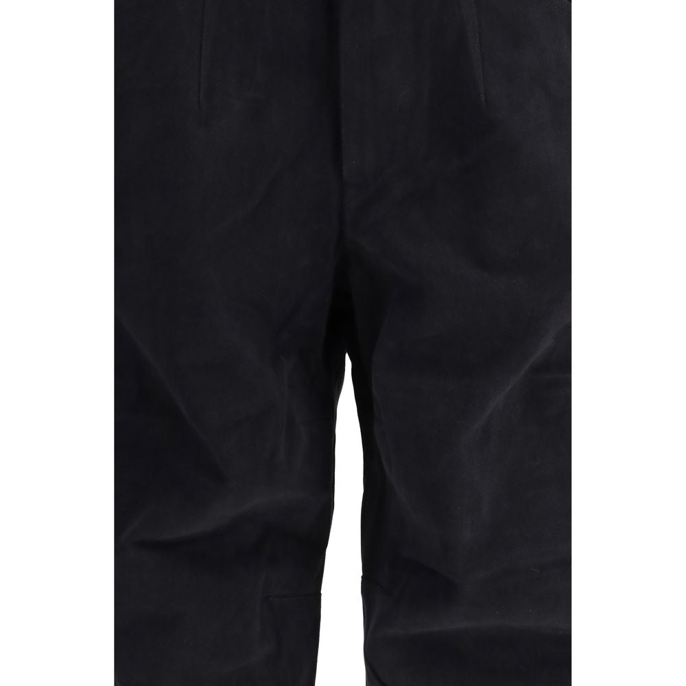 Marant Etoile Black Cotton Casual Pants - Luxe Marca