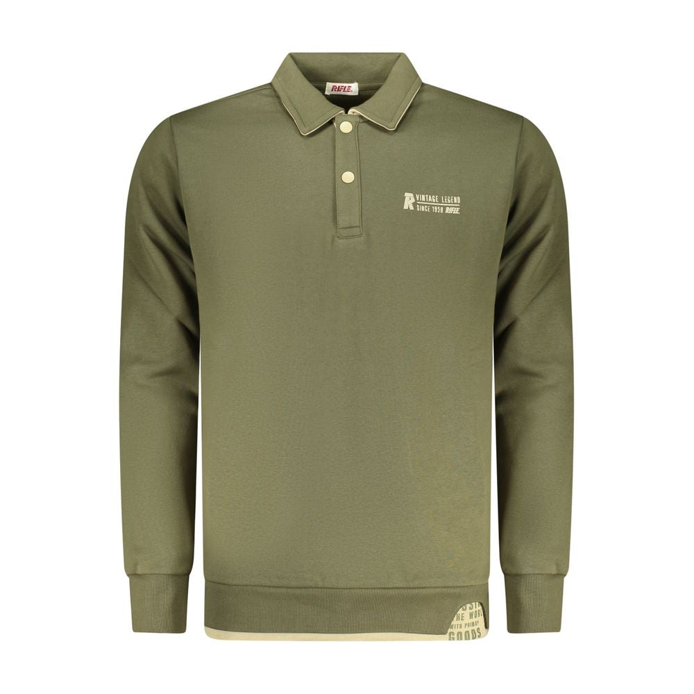 Rifle Verde Cotton Men Polo Shirt