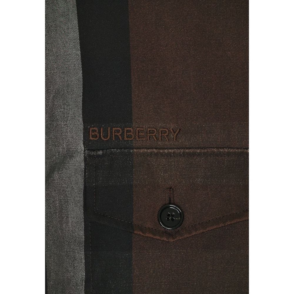 Burberry Brown Cotton Parka