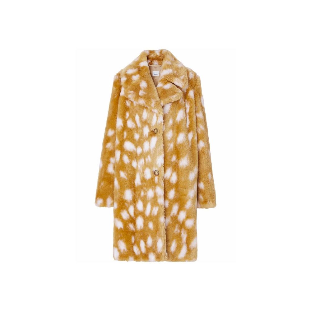 Burberry Beige Lambskin Coat - Luxe Marca