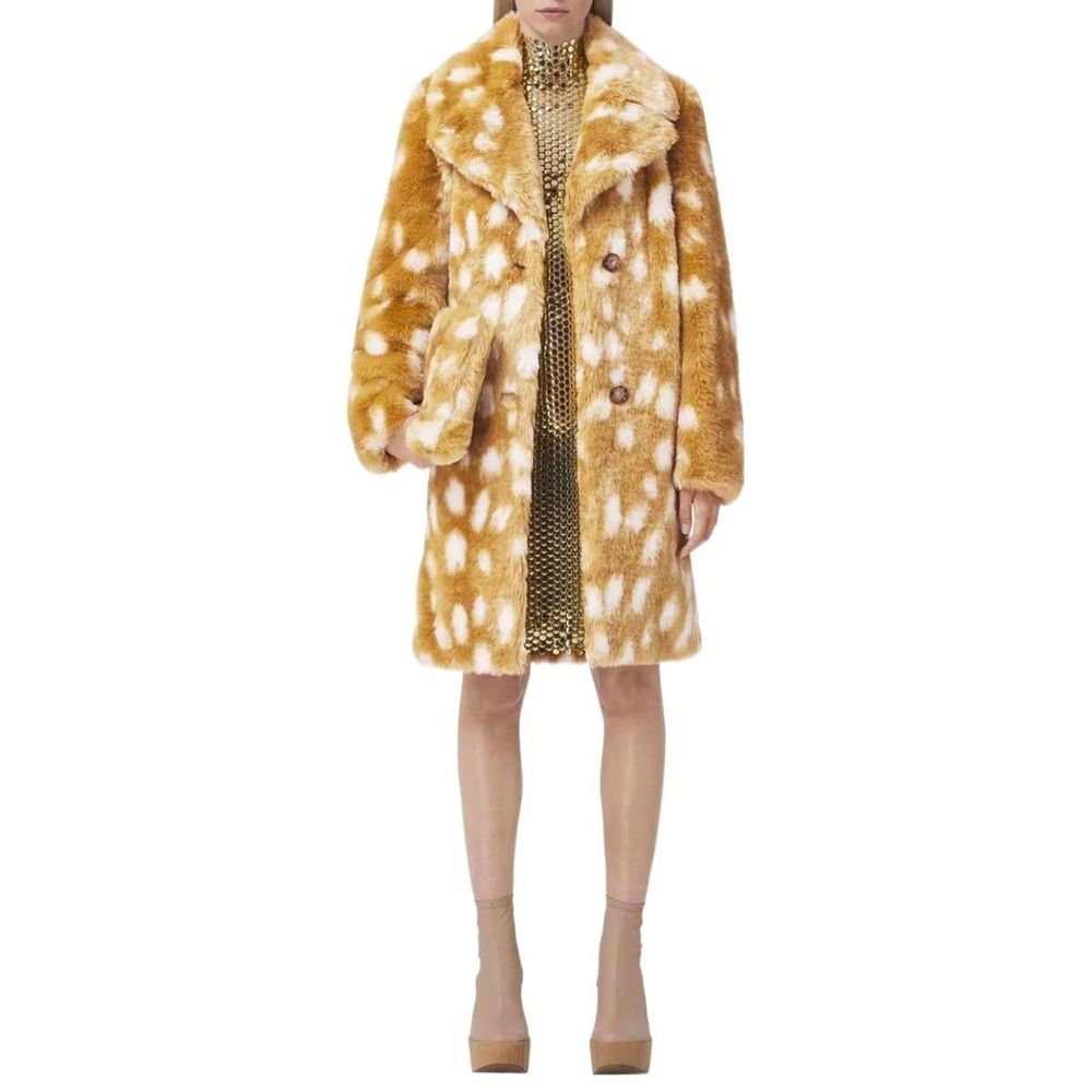 Burberry Beige Lambskin Coat - Luxe Marca