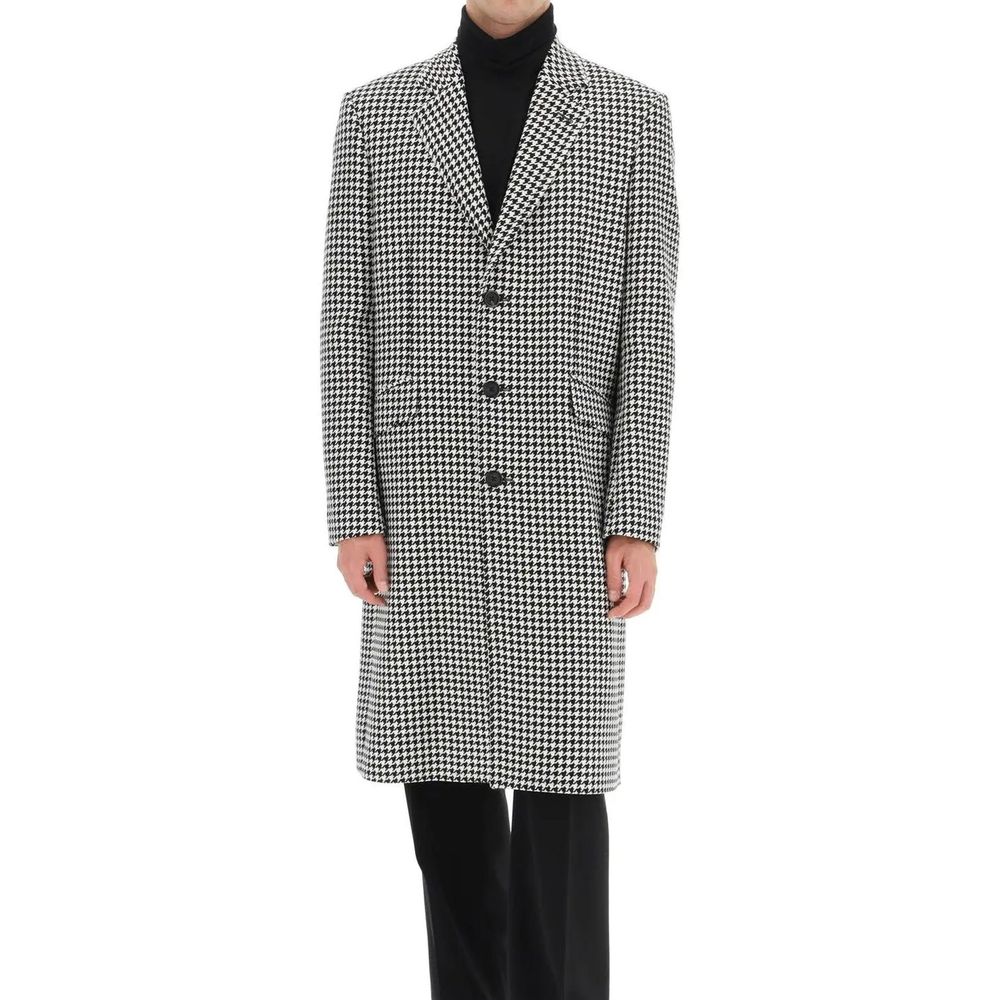 Alexander McQueen Black Wool Coat