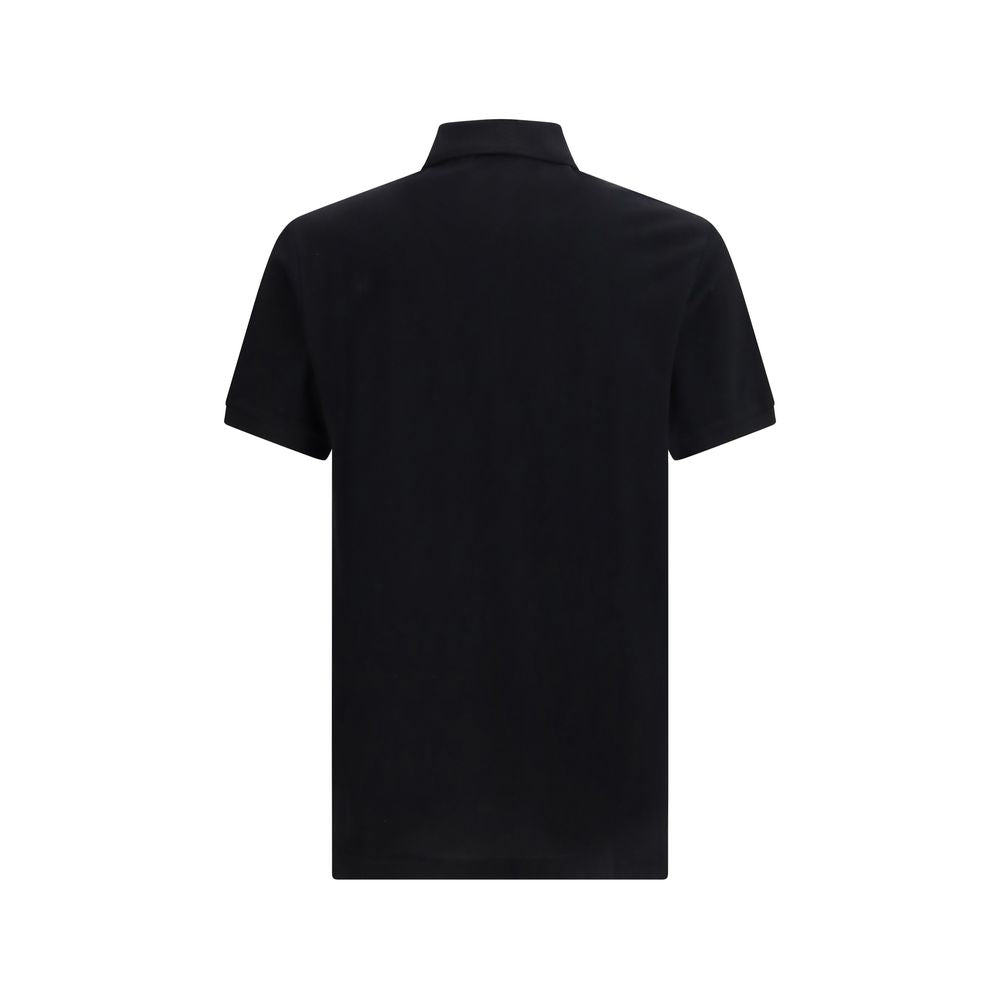 Moschino Black Cotton Polo Shirt