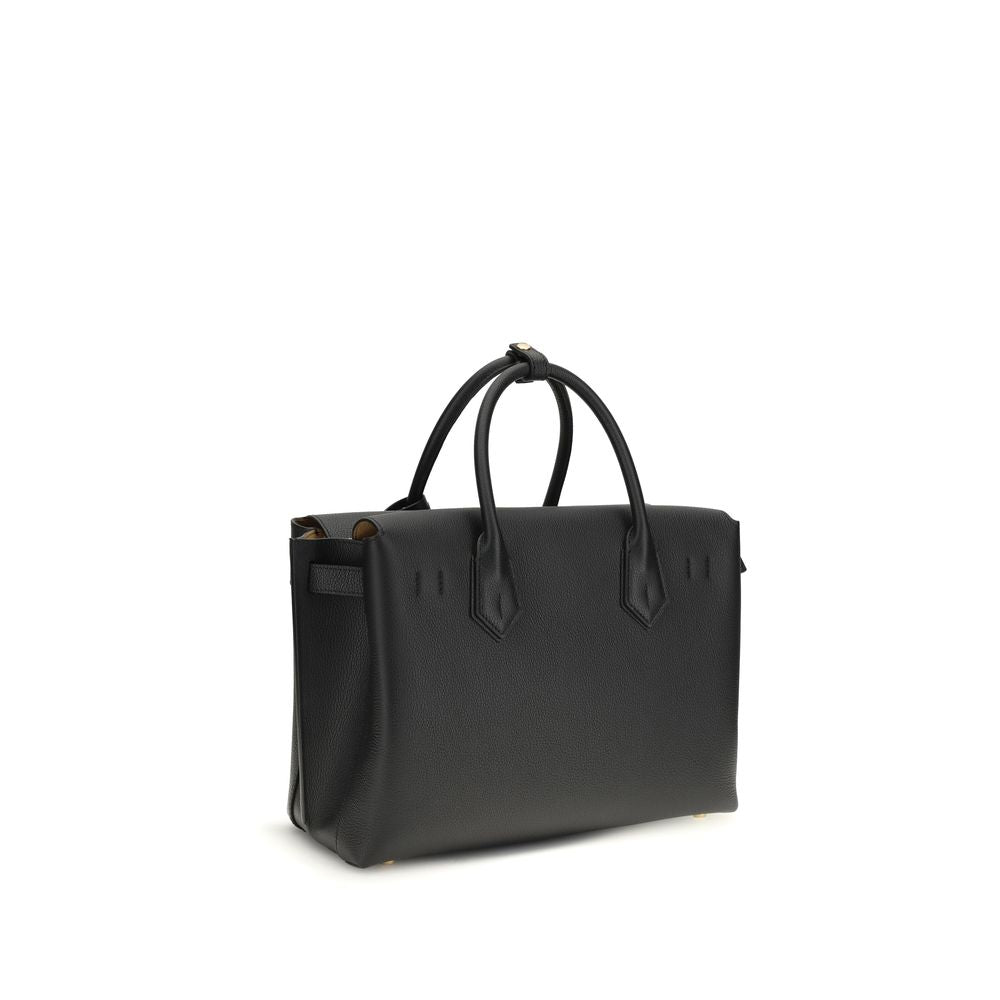 MCM Black Calf Leather Bos Taurus Handbag - Luxe Marca