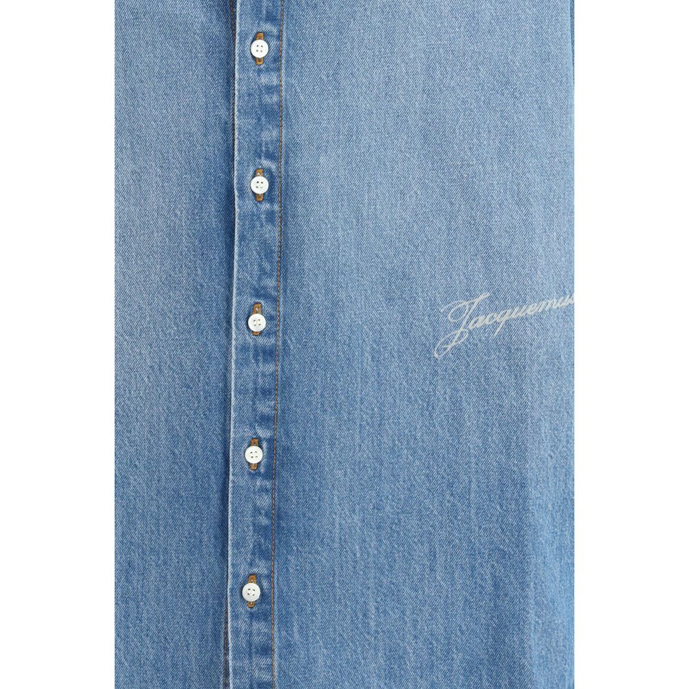 Jacquemus Blue Denim Shirt