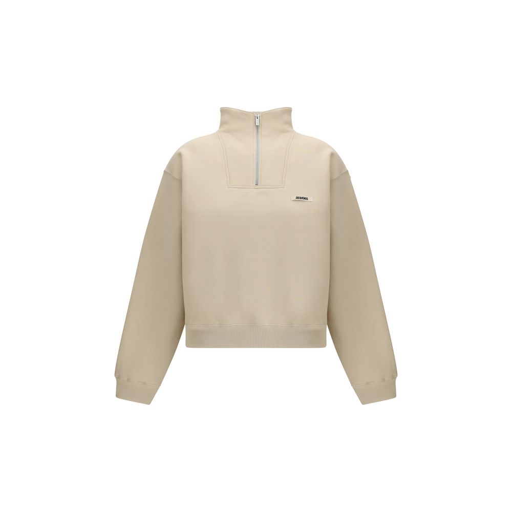 Jacquemus Beige Cotton Sweatshirt