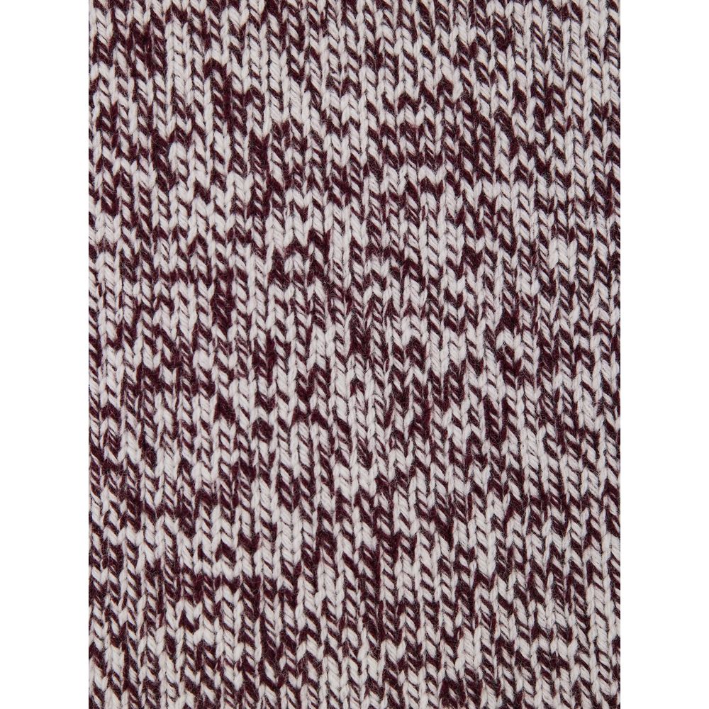 Gran Sasso Bordeaux Wool Turtleneck