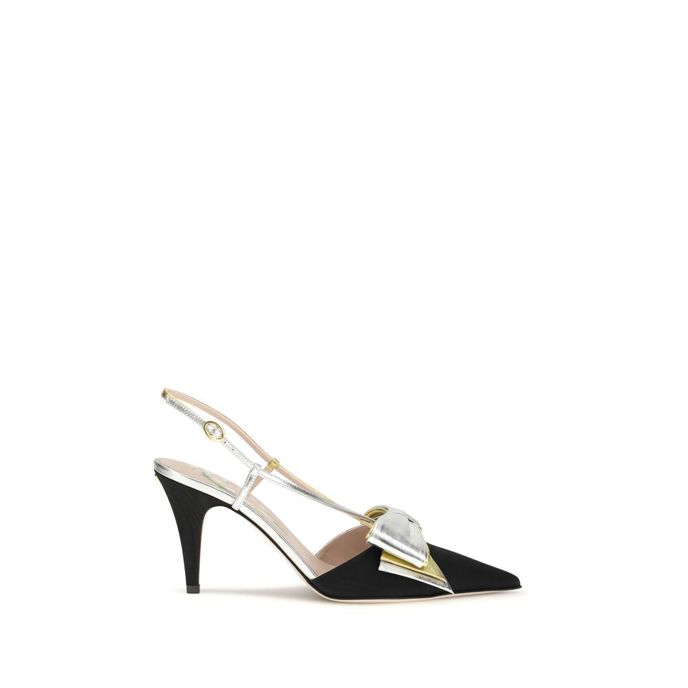 Valentino Garavani Multicolor Viscose High Heel Pumps