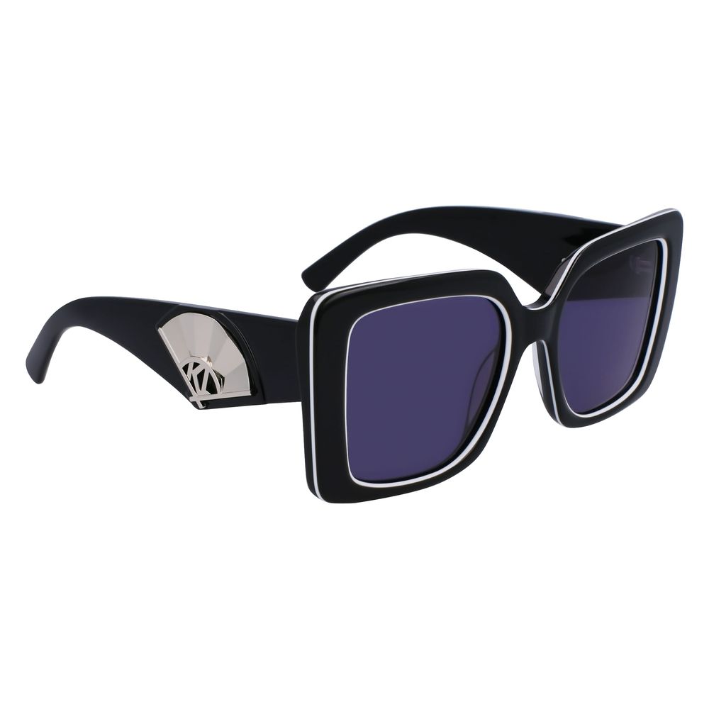 Karl Lagerfeld Black Acetate Sunglasses - Luxe Marca