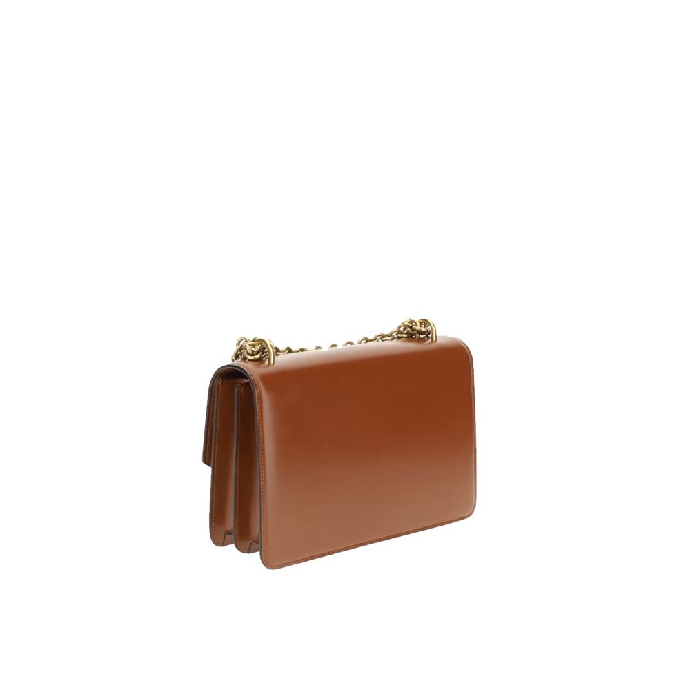 Valentino Garavani Brown Calfskin Shoulder Bag