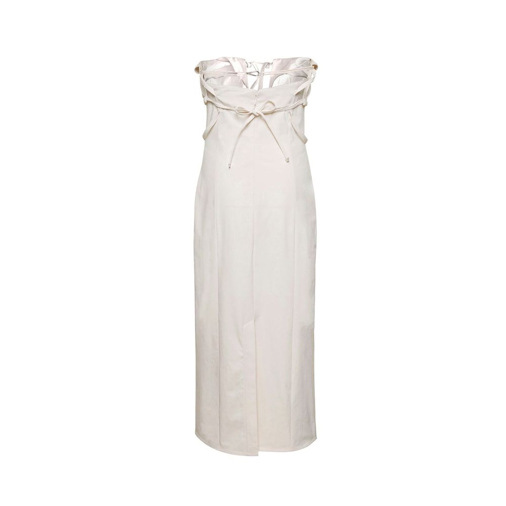 Jacquemus White Cotton Casual Dress