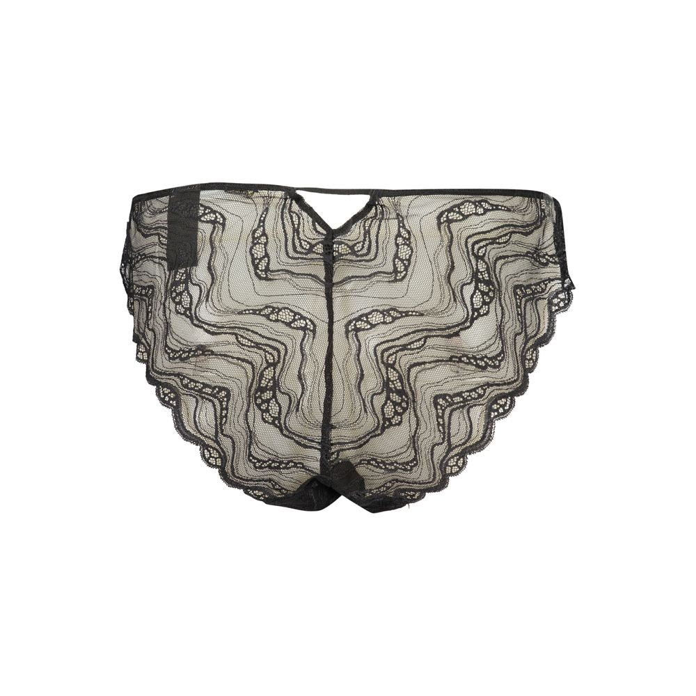 ملابس داخلية نسائية من النايلون الأسود من كالفن كلاين