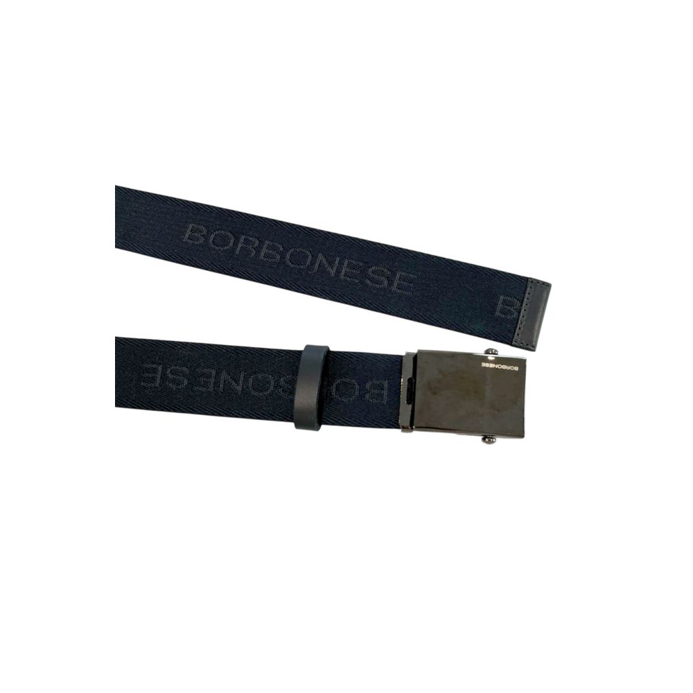 Borbonese Black Polyester Men's Belt