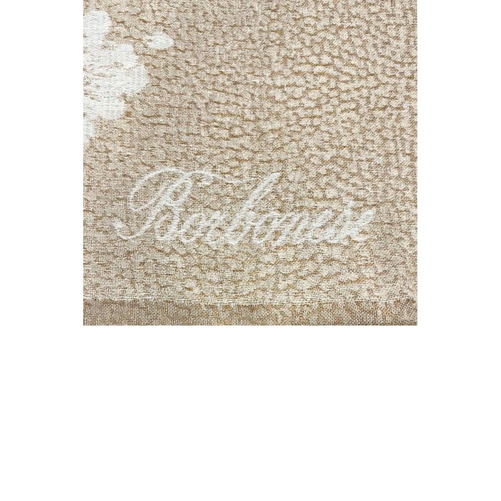 Borbonese Beige Viscose Women Scarf