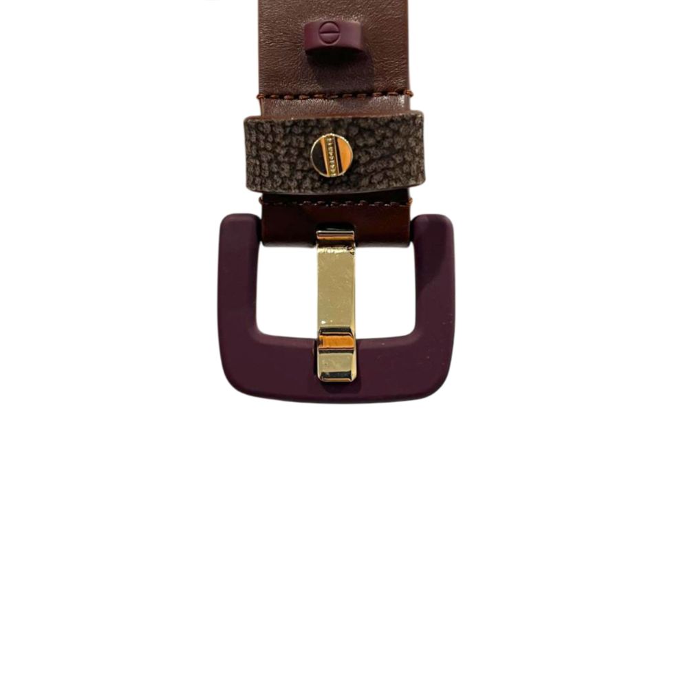Borbonese Brown Genuine Leather Women Belt