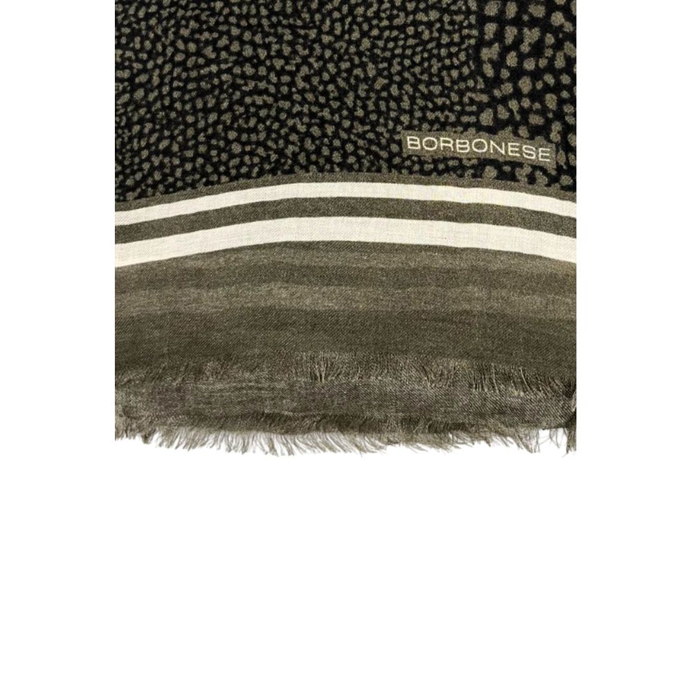 Borbonese Grey Modal Women Scarf