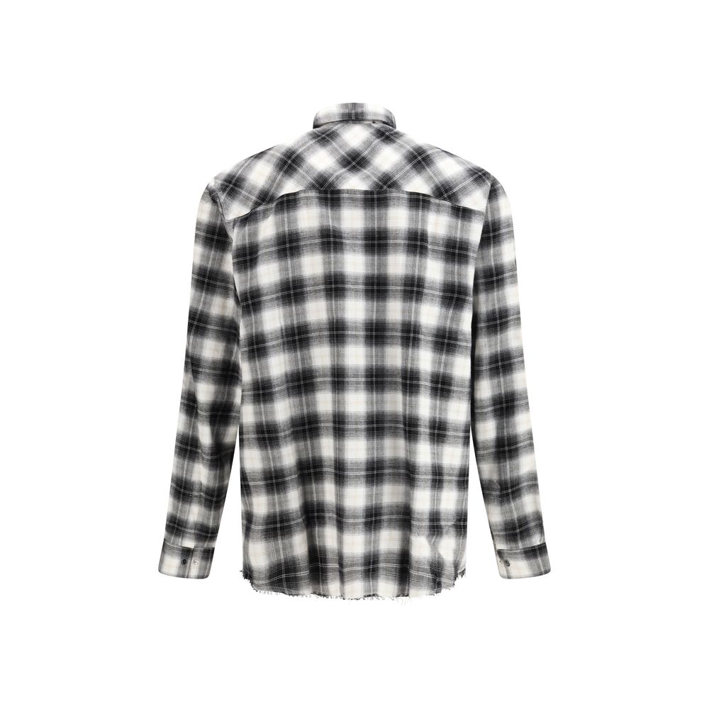 Amiri Black Cotton Pattern Shirt