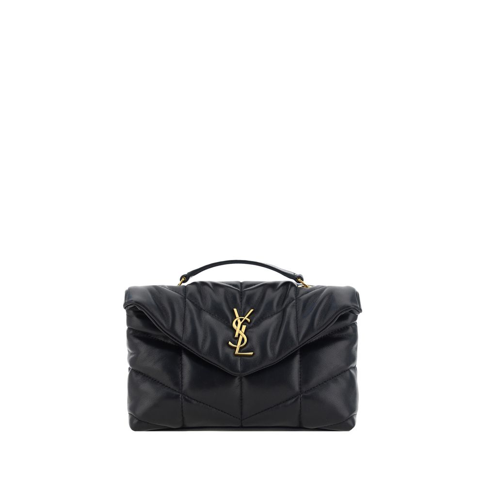 Saint Laurent Black Lamb Ovis Aries Aries Shoulder Bag - Luxe Marca
