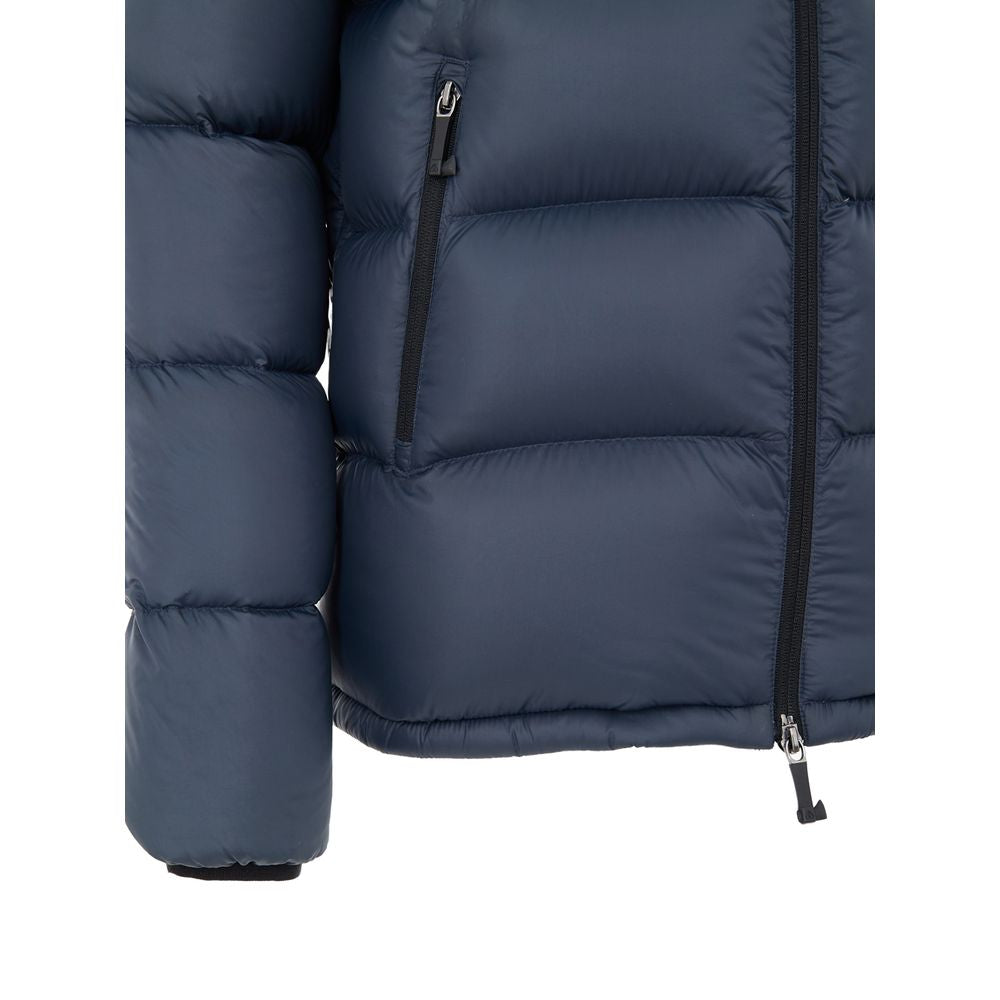 Moose Knuckles Gray Nylon Shell Jacket