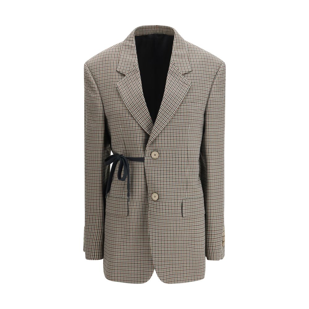 Balenciaga Multicolor Lyocell Coat - Luxe Marca