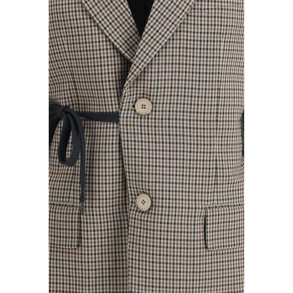 Balenciaga Multicolor Lyocell Coat - Luxe Marca