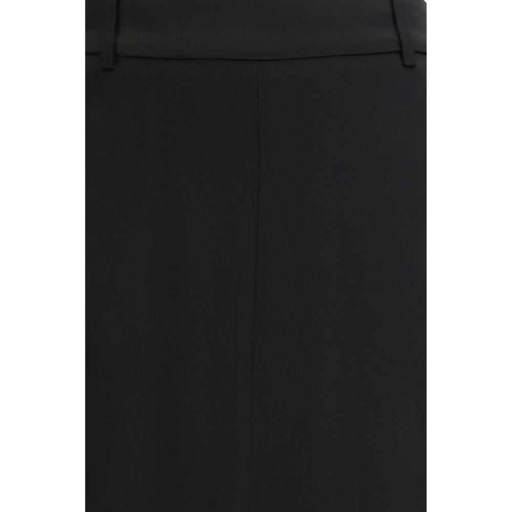 Tom Ford Black Acetate Long Skirt - Luxe Marca