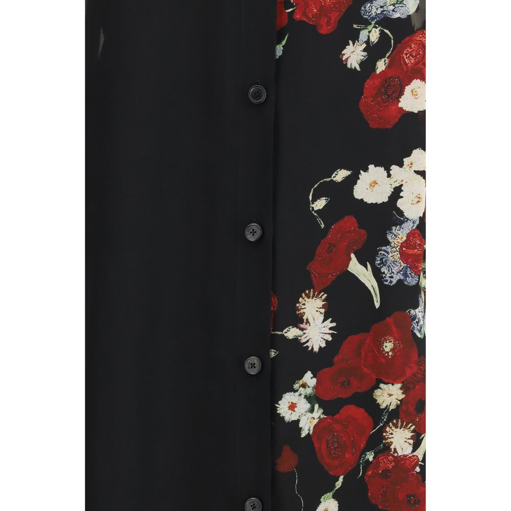 Khaite Black Silk Casual Dress - Luxe Marca