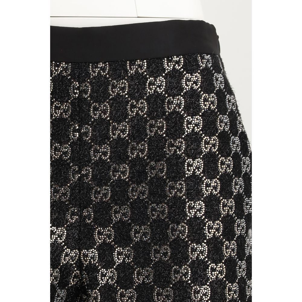 Gucci Black Viscose Shorts - Luxe Marca