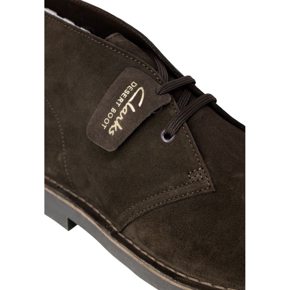 Clarks Brown Leather Ankle Boots