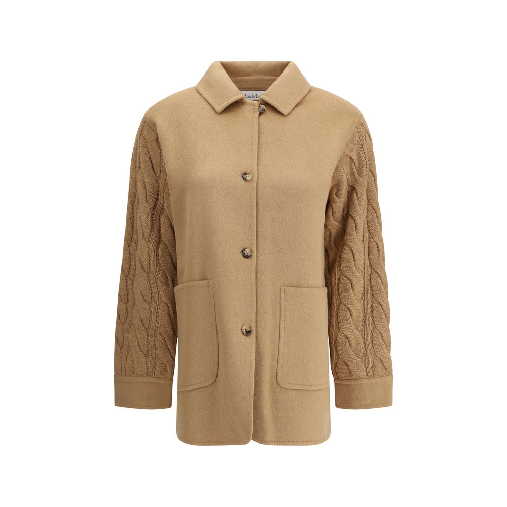 Max Mara Beige Wool Coat
