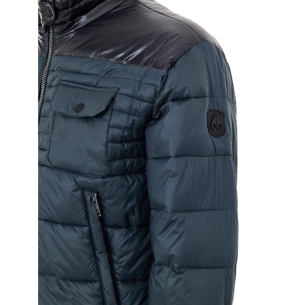 Moose Knuckles Gray Cotton Jackets And Coat