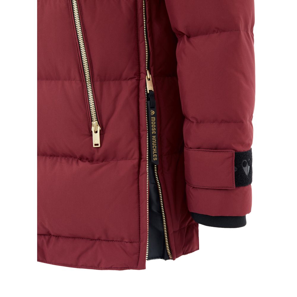 Moose Knuckles Bordeaux Nylon Coat