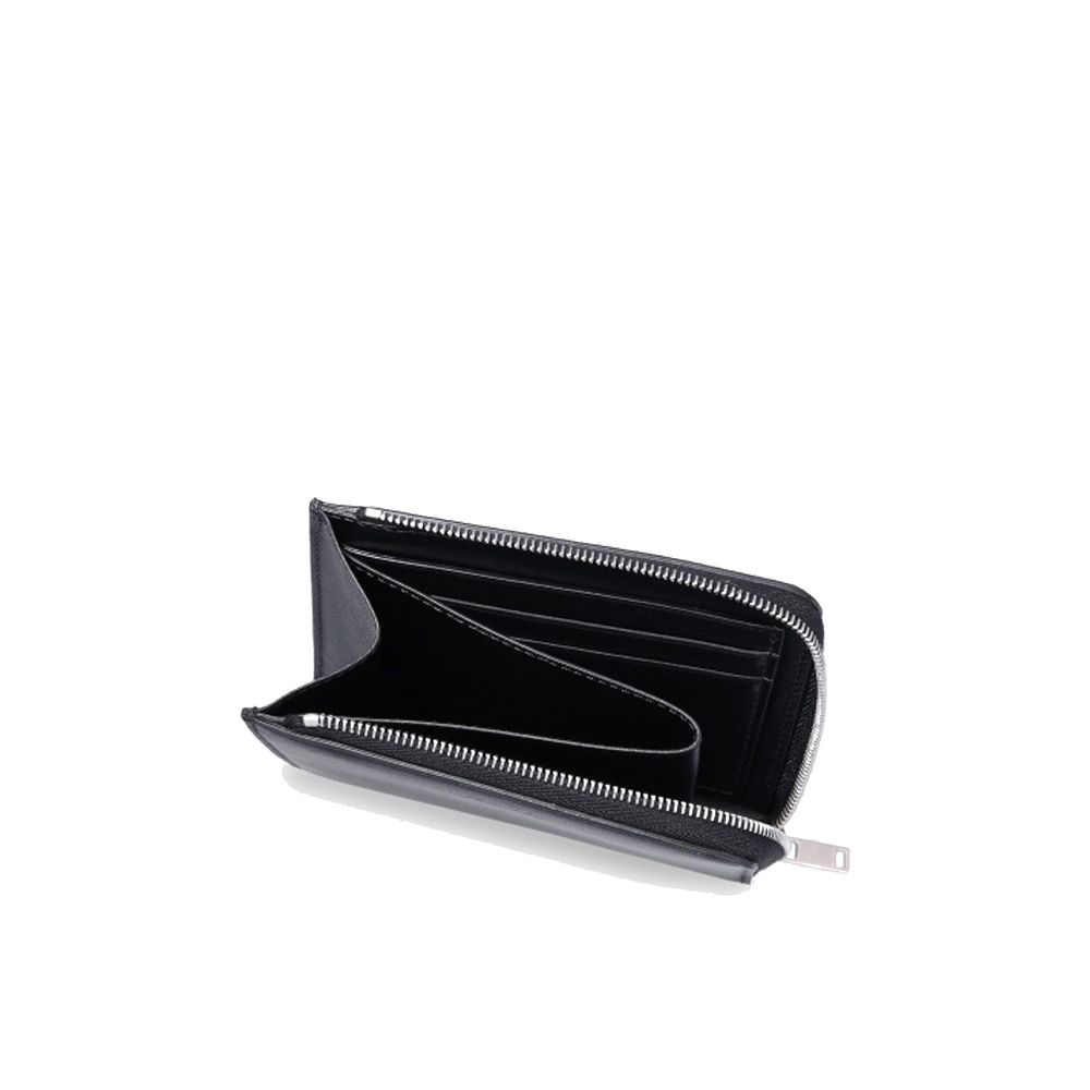 Jil Sander Black Calfskin Wallet - Luxe Marca