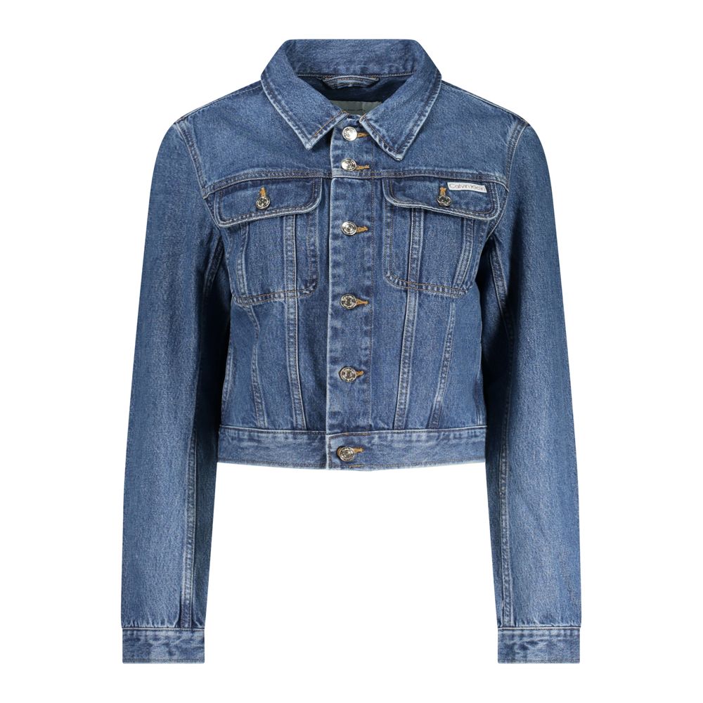 Calvin Klein Blue Cotton Denim Jacket