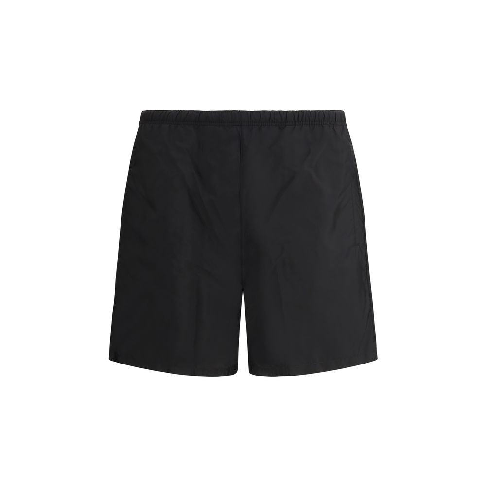 Prada Black Recycled Polyamide Swim Shorts - Luxe Marca