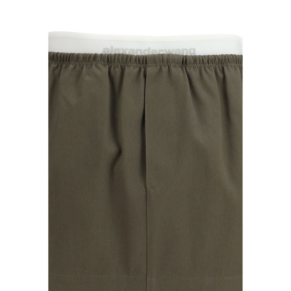 Alexander Wang Bicolor Cotton Mini Skirt - Luxe Marca