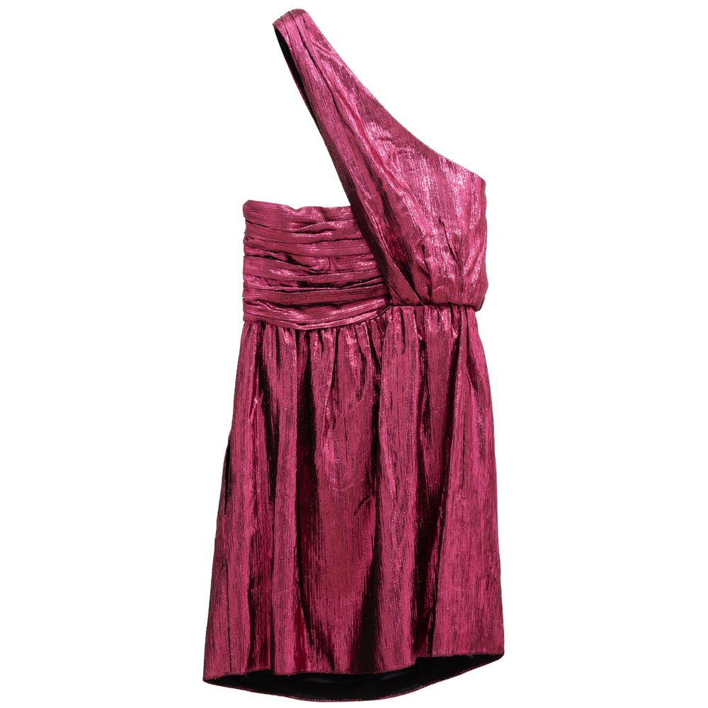 Saint Laurent Fuchsia Viscose Short Dress - Luxe Marca