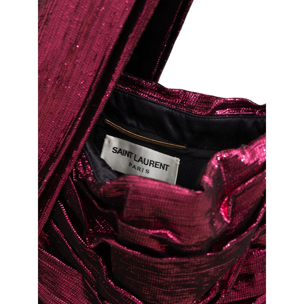Saint Laurent Fuchsia Viscose Short Dress - Luxe Marca
