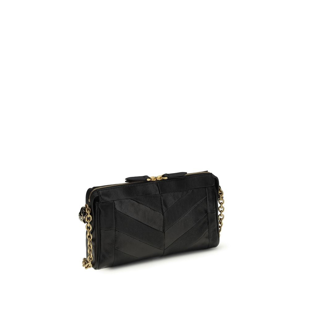 Valentino Garavani Black Lamb Ovis Aries Aries Shoulder Bag - Luxe Marca