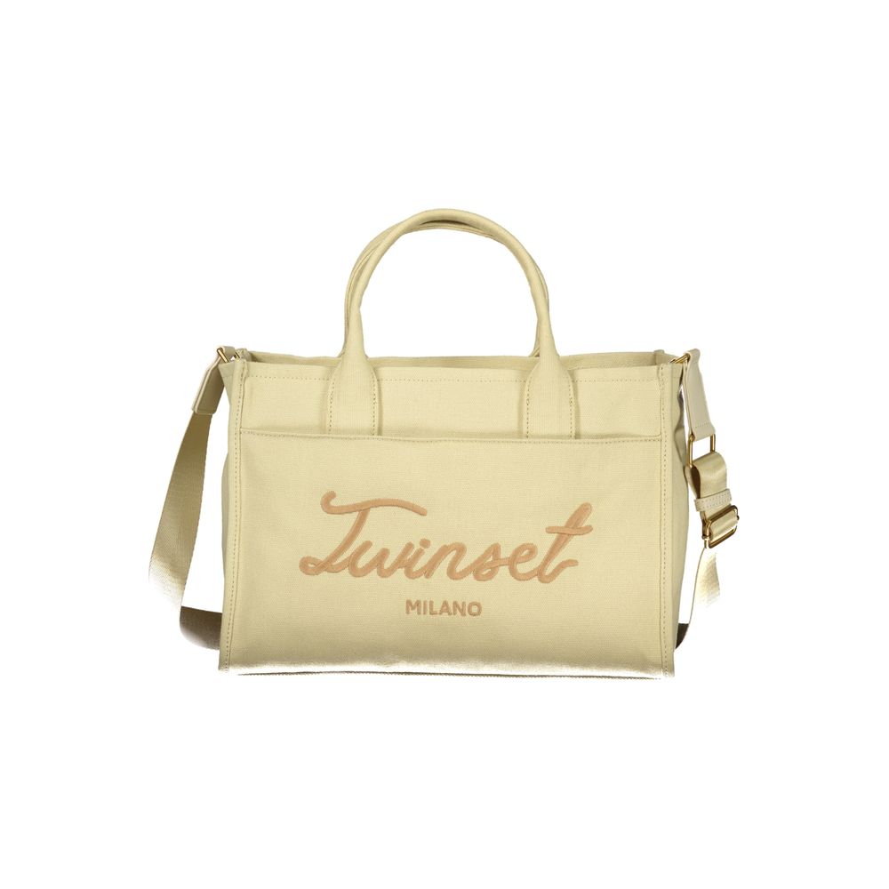 Twinset Beige Cotton Women Tote