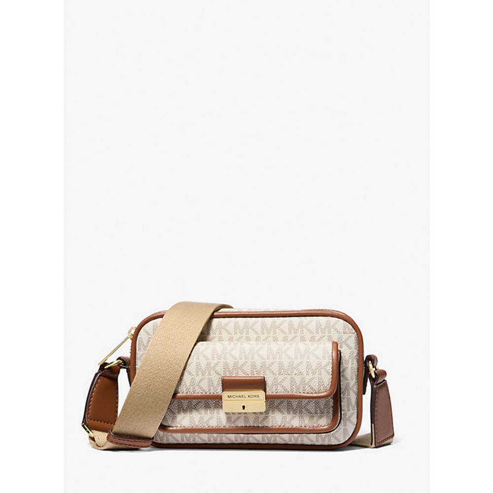 Michael Kors Beige Leather Crossbody Bag