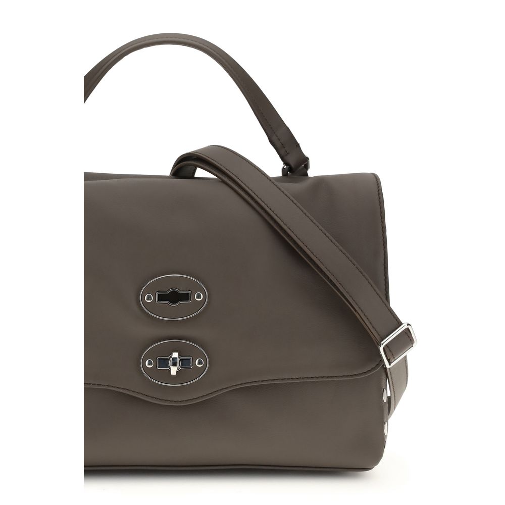 Zanellato Brown Calf Leather Bos Taurus Shoulder Bag - Luxe Marca