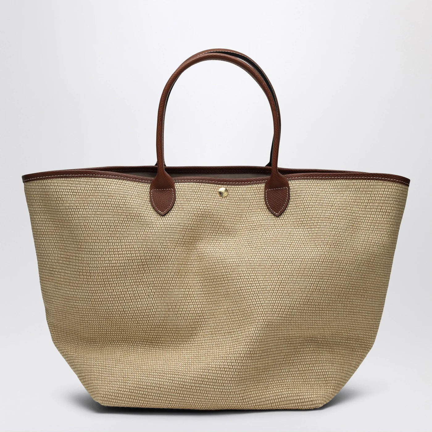 Longchamp Basket bag L Le Pliage artichoke brown