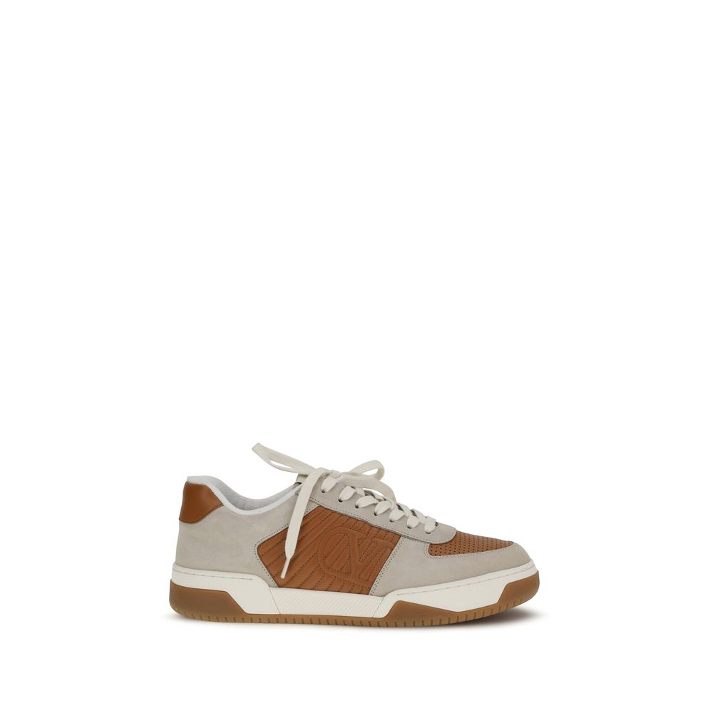 Valentino Garavani Multicolor Calf Leather Bos Taurus Athletic Sneakers - Luxe Marca