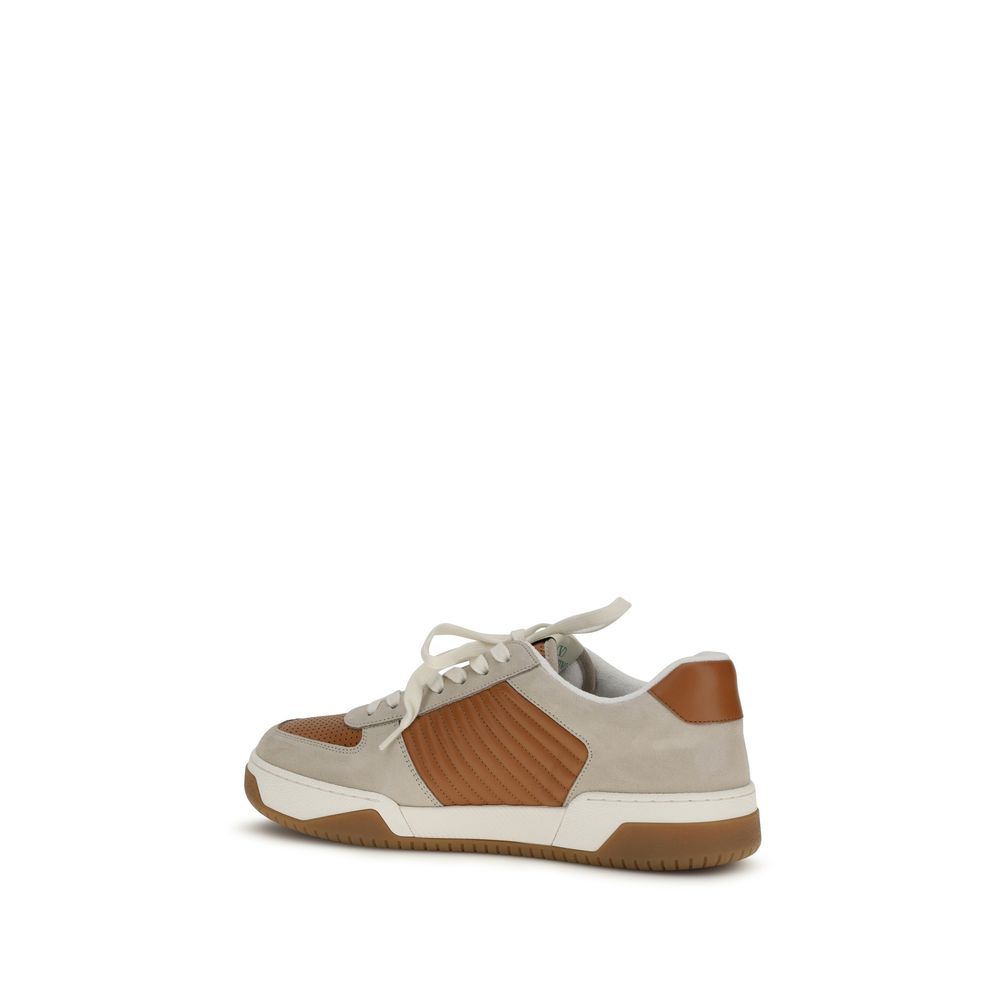 Valentino Garavani Multicolor Calf Leather Bos Taurus Athletic Sneakers - Luxe Marca