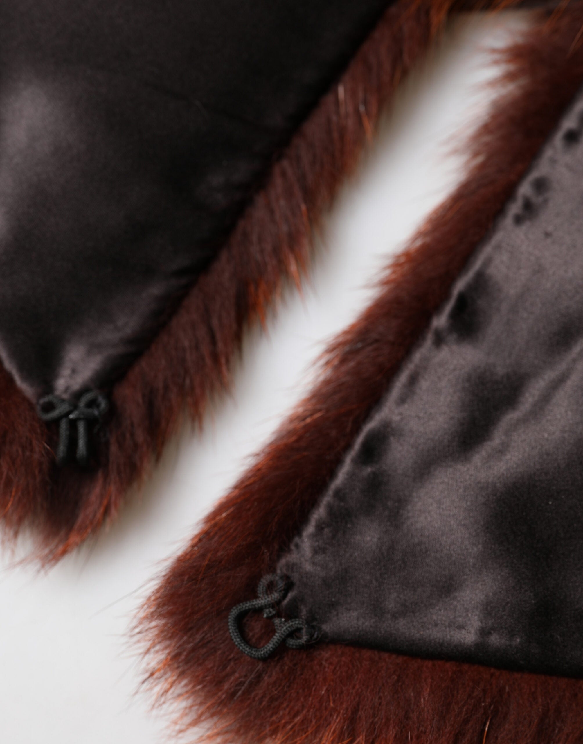 Dolce & Gabbana Brown Mink Fur Collar Women Neck Wrap 60cm x 14cm Scarf - Luxe Marca