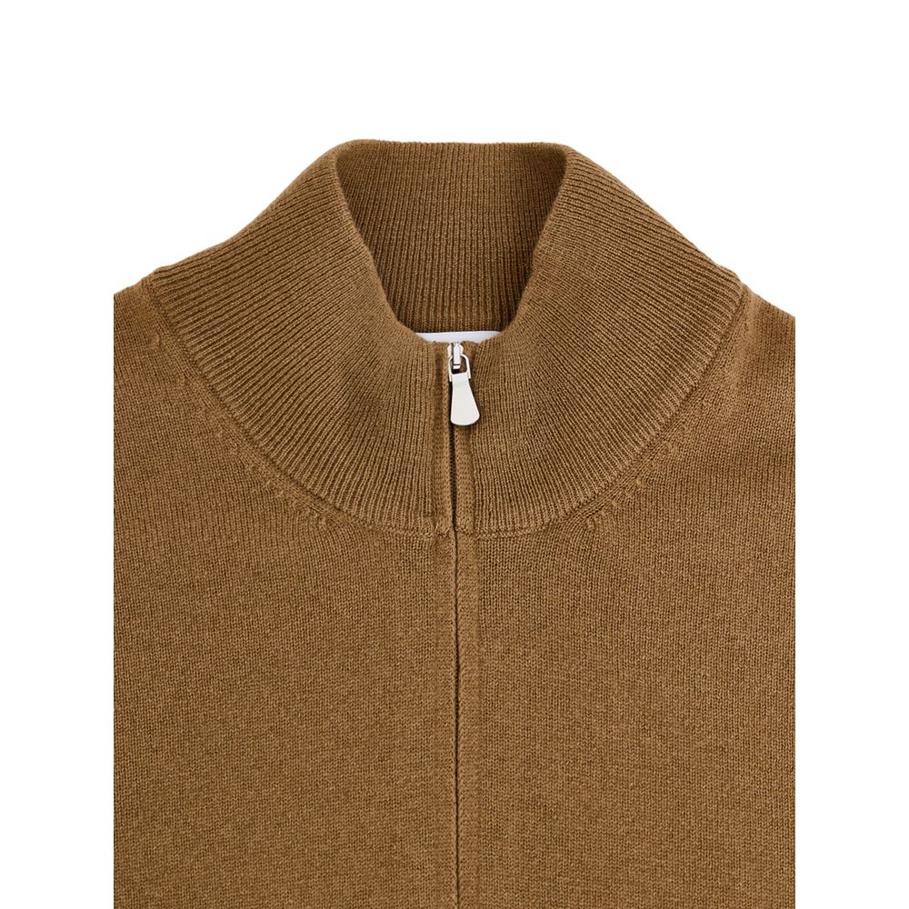 Gran Sasso Brown Wool Turtleneck - Luxe Marca